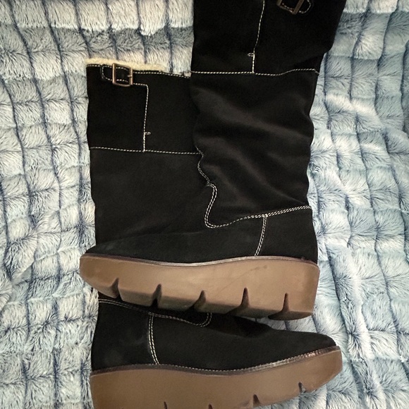 Kors made in Italy suede knee high boots 10 - Picture 6 of 7